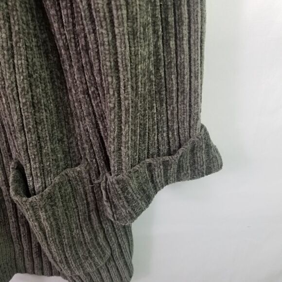 Apt 9 Velour Gray Knit Sweater. Size L. - Picture 3 of 9